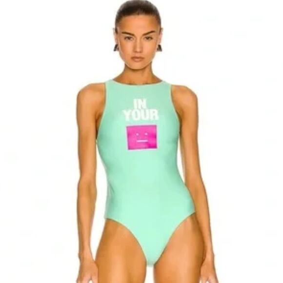 Acne studios swimsuit one piece let